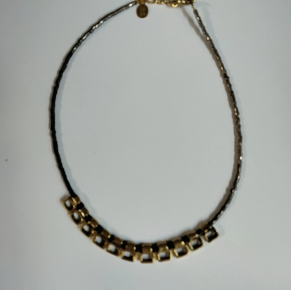 Gold beaded necklace "High Intencity" Brand - Picture 3 of 3